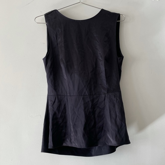 Tunique Longue Eskandar En Soie Crêpe - Couleur Bleu Acier (Pewter Blue), Taille 2 - Neuve Avec étiquettes (NWT), Coupe Relax